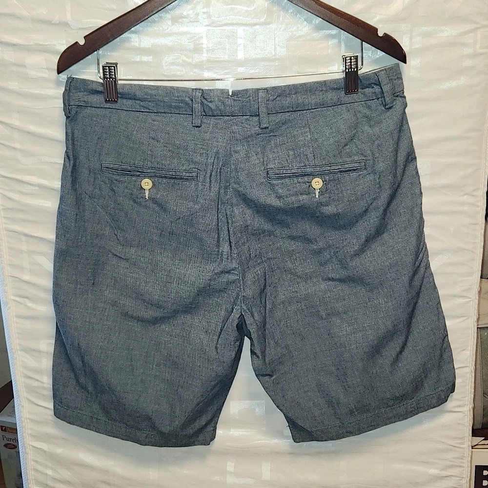 GANT RUGGER pleated front cotton shorts sz 34 waist